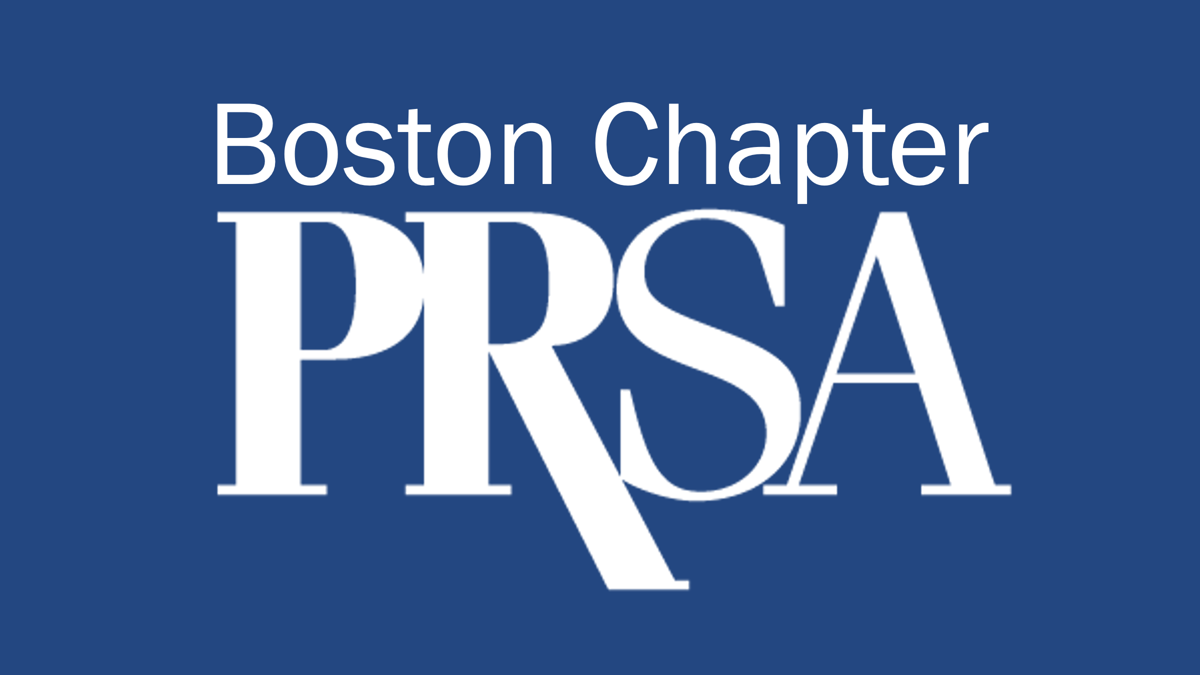 Public Relations Society of America (PRSA) Boston Chapter