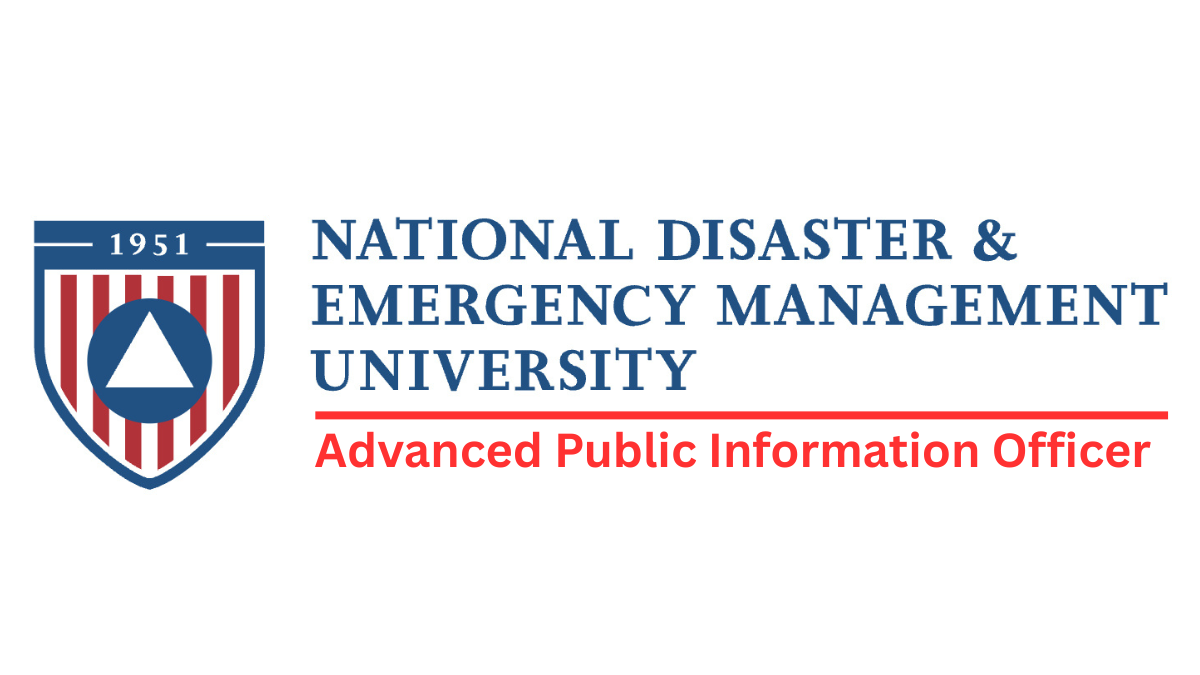 FEMA E/L0388 Advanced Public Information Officer