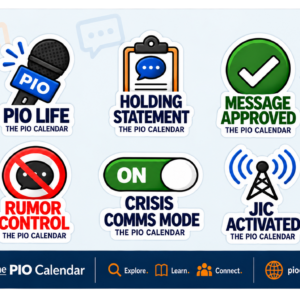 The PIO Calendar Sticker Sheet